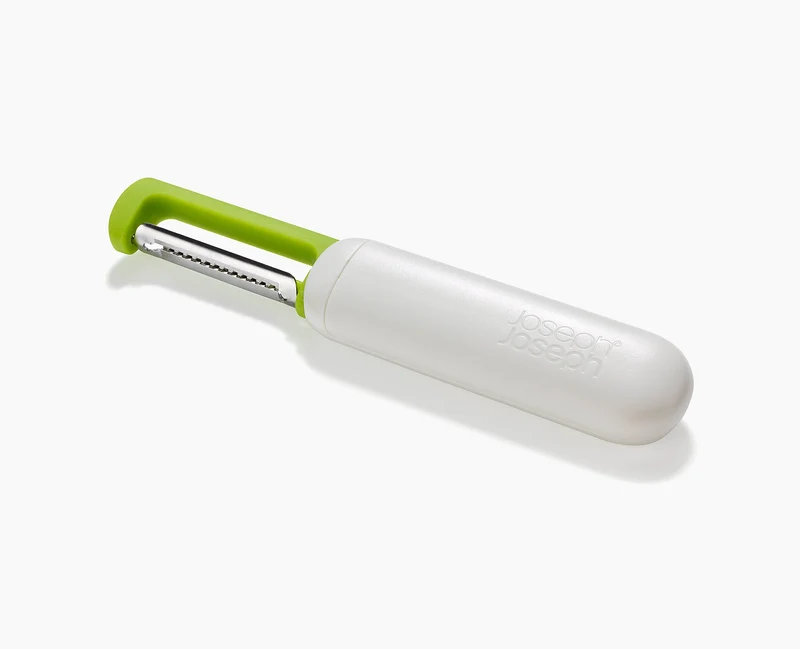 SlideStore™ Steingrüner Julienne-Schäler mit einziehbarer Klinge